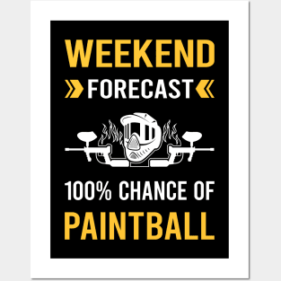 Weekend Forecast Paintball Posters and Art